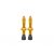 Aluminium tubeless valve set, gold, with valve anodized valve cap 
