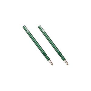 Valve extenders french core green, 85mm (pair) 