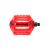 CS BMX Pedal, Polycarbonat, rot 