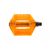 CS BMX Pedal, Polycarbonat, orange 