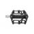Exustar BMX Pedal, schwarz, 365g, 21mm, 