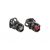 CS Capella Alugehäuse schwarz, Batterieblinklicht, Set V+H, inkl CR2032 Batterien