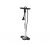 Hochdruck Standpumpe, weiss, 11Bar/160PSI, stabile Ausf.,großes Manometer, Universalkopf