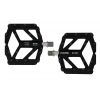 KCNC PEDIA 2, Slim MTB/BMX black, Platform Pedal, SS/TiN Spindle