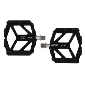 KCNC PEDIA 2, Slim MTB/BMX black, Platform Pedal, SS/TiN Spindle