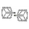 KCNC PEDIA 2, Slim MTB/BMX silver, Platform Pedal, SS/TiN Spindle