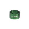 Hollow design headset spacer 1 1/8" green 3/8/20mm