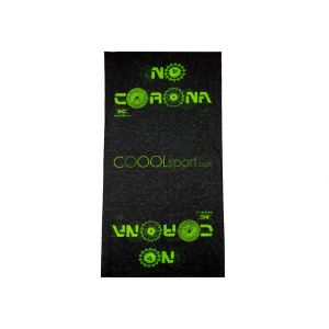 COOOLsport Corona Edt. No Corona Promotion Bandana schwarz/grün