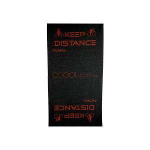 COOOLsport Corona Edt. Keep Distance Promotion Bandana schwarz/weiss