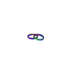 Hollow design headset spacer 1 1/8" oilslick 3/5/10/14/20mm 