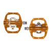 NOW8 Kombipedal LIGILO FR, orange, 392 g/pr, CroMo Axle, 10 Pins, Beschriftungsfehler - B-Ware