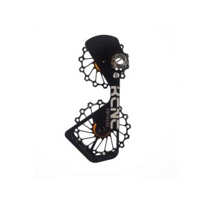 Jockey wheel system 6800/9000, SUS, Black, for Shimano 10S/11S, 14+16T with SUS bearing