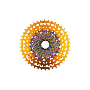 KCNC Cassette BRANTA Road 12s 9-42, gold, XDR-Driver compatible, not for Ebike, 9/10/11/13/15/17/19/21/25 steel/30/35/42 alu
