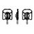 NOW8 Kombipedal LIGILO M41 dual side, black, 346g/pr, CroMo Axle, 6 Pins, 86*80*17