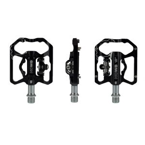 NOW8 Kombipedal LIGILO M41 dual side, black, 346g/pr, CroMo Axle, 6 Pins, 86*80*17