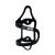 NOW8 AERA Flaschenhalter aus Aluminium