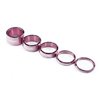 Hollow design headset spacer 1 1/8" pink-bling-edition 3/5/10/14/20mm