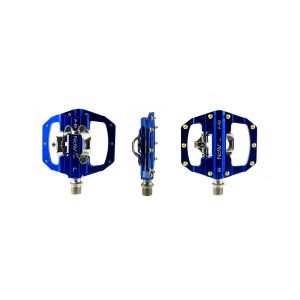 NOW8 LIGILO FR combination pedal, blue, CroMo axle