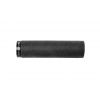 DISCONTINUED PRODUCT - INFUSED handlebar grip rubber, super light black, 130mm, asymmetric, with plug
