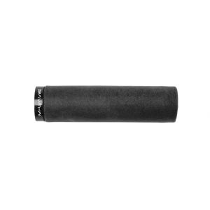 DISCONTINUED PRODUCT - INFUSED handlebar grip rubber, super light black, 130mm, asymmetric, with plug