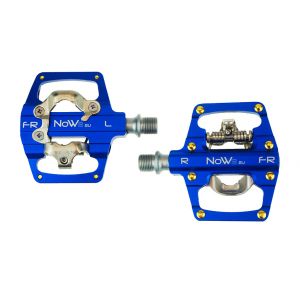 NOW8 Kombipedal LIGILO AM, blue, ...g/pr, CroMo Axle, 6 Pins, 