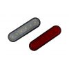 NOW8 Brila L20S Set, LED Front&Rear, weiss&rot, USB-C