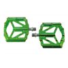 NOW8 Flatpedal STIRI CNC Flat green , ...g/pr, Axle, 14 Pins