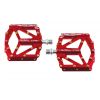 NOW8 Flatpedal STIRI CNC Flat red, ...g/pr, Axle, 14 Pins