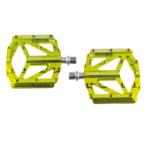 NOW8 STIRI.2, flat pedal, yellow-green, CroMo axle