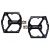 NOW8 Flatpedal M46.2, black, CroMo-Achse