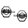 NOW8 Kombipedal LIGILO M45 dual side, nero, 365g/pr, CroMo Axle, 6 Pins, 96*98*18