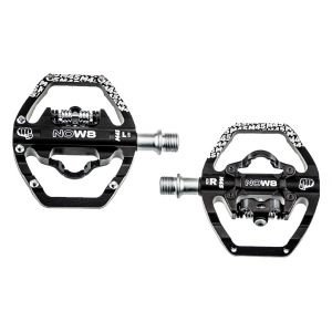 NOW8 Kombipedal LIGILO M45 dual side, black, 365g/pr, CroMo Axle, 6 Pins, 96*98*18