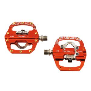 NOW8 LIGILO FR Kombipedal, orange, CroMo Achse