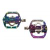 NOW8 Kombipedal LIGILO FR, oilslick, 392 g/pr, CroMo Axle, 10 Pins,