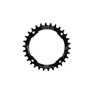 NOW8 NWR 96-28 11s, black, single chainring Narrow-Wide Design