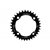 NOW8 NWR 96-32 11s, black, single chainring Narrow-Wide Design