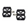 NOW8 Flatpedal Carbon Fibre MC37-Ti, 172g/pr, Ti- Axle, 5 Pins schwarz, 