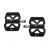 NOW8 Flatpedal Carbon Fibre MC37-Ti, 172g/pr, Ti- Axle, 5 Pins schwarz, 