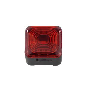 NOW8 Brila LR48B, luce posteriore a LED rossa con funzione luce di stop, USB-C, batteria integrata da 1100 mAh, 2 supporti