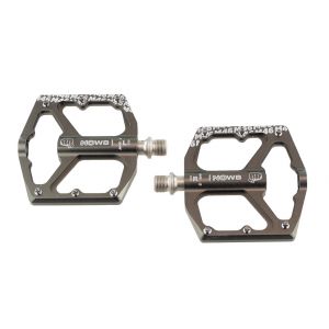 NOW8 Flatpedal M46.2, titangrau, CroMo-Achse