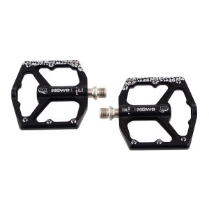 NOW8 Pedale piatto M46.2, nero, CroMo-Achse