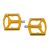 NOW8 Flatpedal M146, gold, CroMo-Achse