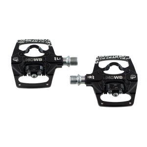 NOW8 Kombipedal LIGILO AM, black, ...g/pr, CroMo Axle, 6 Pins, 