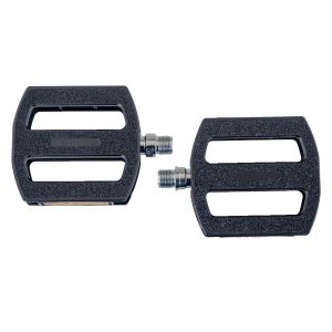 Pedale piatto NOW8 E44-Ref Alu/Sand, asse CroMo, cuscinetti industriali, 