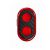 NOW8 Brila LR48B, luce posteriore a LED rossa con funzione luce di stop, USB-C, batteria integrata da 1100 mAh, 2 supporti