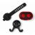 NOW8 Brila LR200B, 200 Lumen, LED Rücklicht rot mit Bremslichtfunktion, USB-C, Akku 600mAh integriert, 