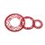 K3 chainring MTB triple, red, 40TT, 94BCD-5arm 