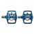 KCNC AM TRAP Clipless Pedal, blue, dual side, CroMo Spindle, 164g