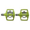 KCNC AM TRAP Clipless Pedal, green yellow, dual side, CroMo Spindle, 164g
