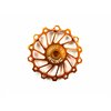 Jockey wheel narrow/wide, 14T gold, Ceramic bearing